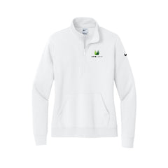 Syn Lawn - Nike Women's Club Fleece Sleeve Swoosh 1/2-Zip