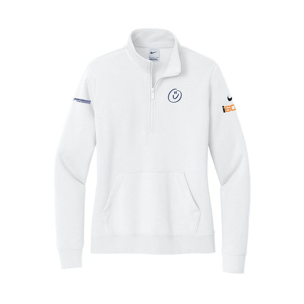 Performance Georgesville - Nike Women's Club Fleece Sleeve Swoosh 1/2-Zip