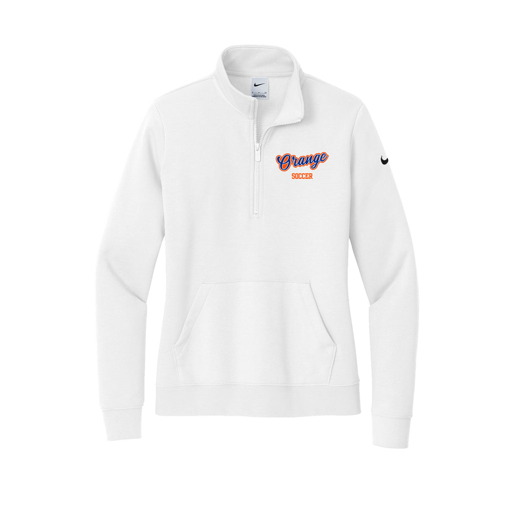 Olentangy Orange Soccer - Nike Women's Club Fleece Sleeve Swoosh 1/2-Zip