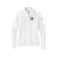 Carroll County - Nike Ladies Club Fleece Sleeve Swoosh 1/2-Zip