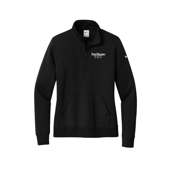 Tom Masano Auto Group - Nike Women's Club Fleece Sleeve Swoosh 1/2-Zip
