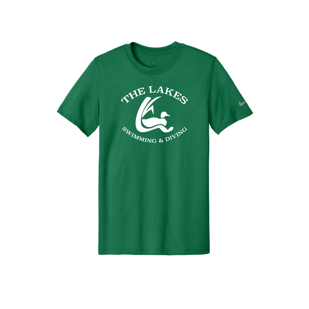 The Lakes Swim Team - Nike Swoosh Sleeve rLegend Tee