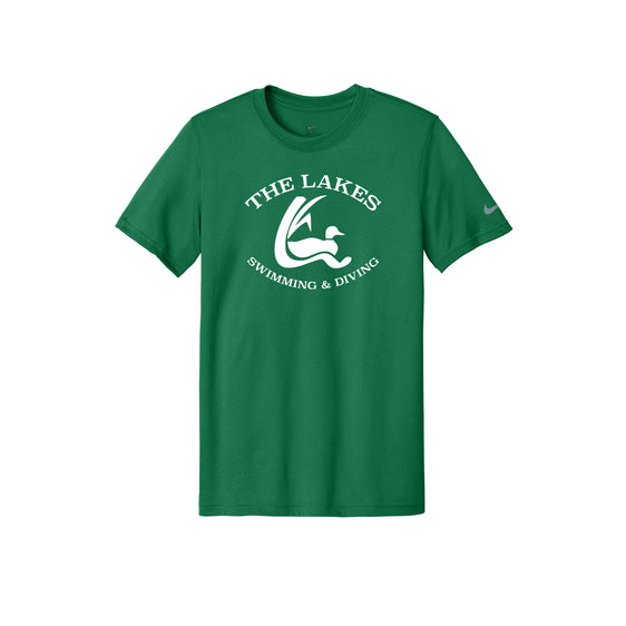 The Lakes Swim Team - Nike Swoosh Sleeve rLegend Tee