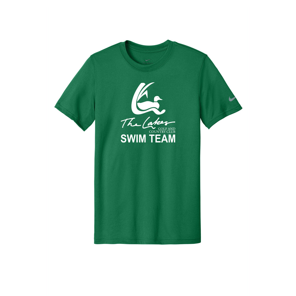The Lakes Swim Team - Nike Swoosh Sleeve rLegend Tee
