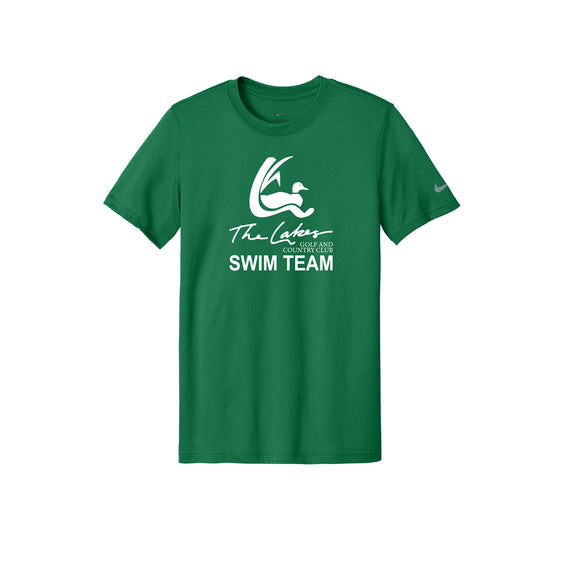 The Lakes Swim Team - Nike Swoosh Sleeve rLegend Tee