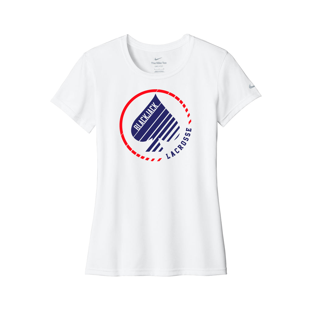 Blackjack Elite Lacrosse - Nike Women's Swoosh Sleeve rLegend Tee