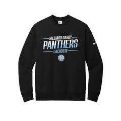 Hilliard Darby Lacrosse - Nike Club Fleece Sleeve Swoosh Crew