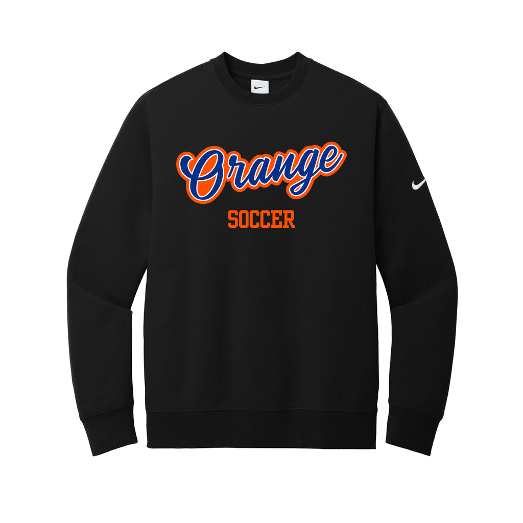 Olentangy Orange Soccer - Nike Club Fleece Sleeve Swoosh Crew