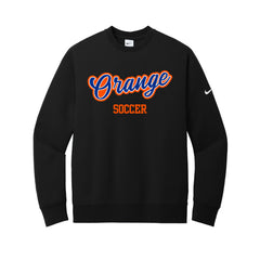 Olentangy Orange Soccer - Nike Club Fleece Sleeve Swoosh Crew