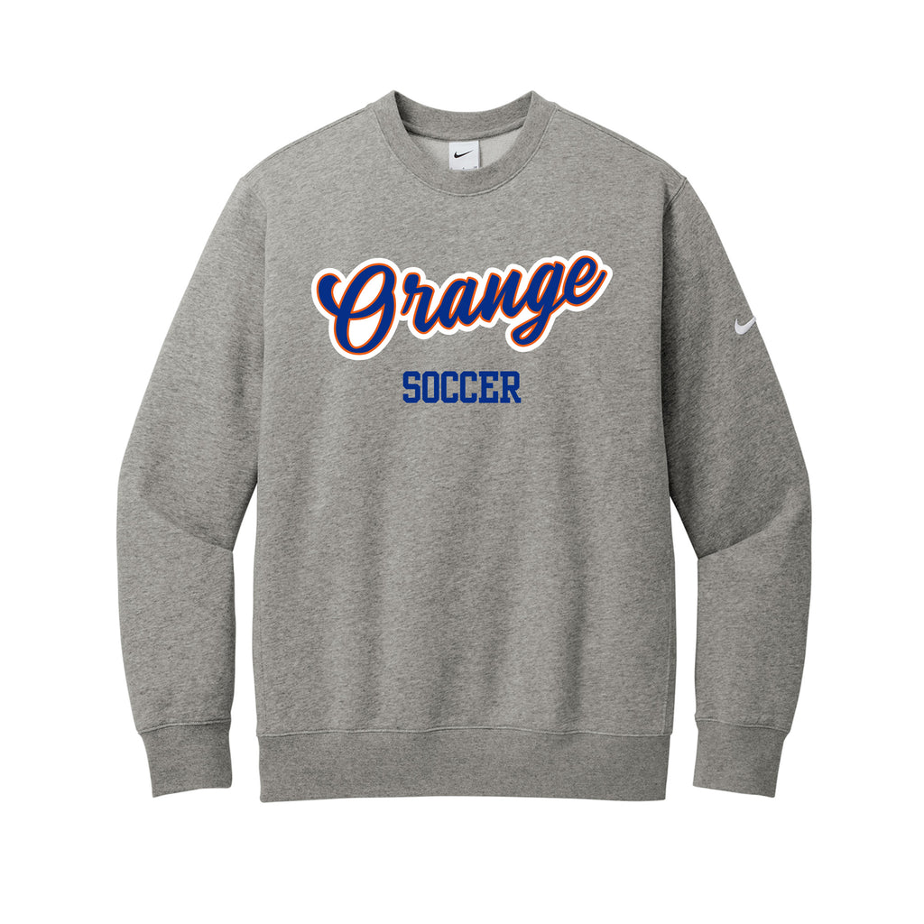 Olentangy Orange Soccer - Nike Club Fleece Sleeve Swoosh Crew