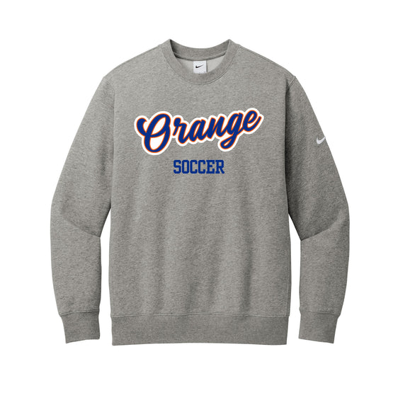 Olentangy Orange Soccer - Nike Club Fleece Sleeve Swoosh Crew