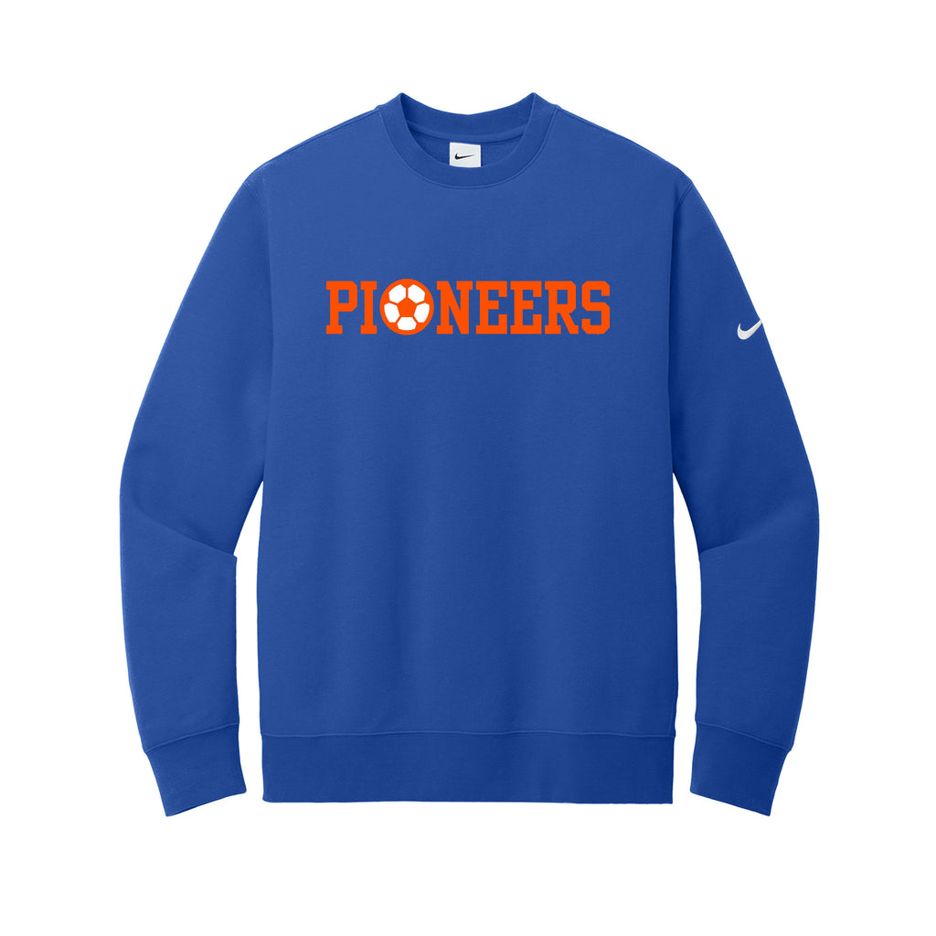Olentangy Orange Soccer - Nike Club Fleece Sleeve Swoosh Crew
