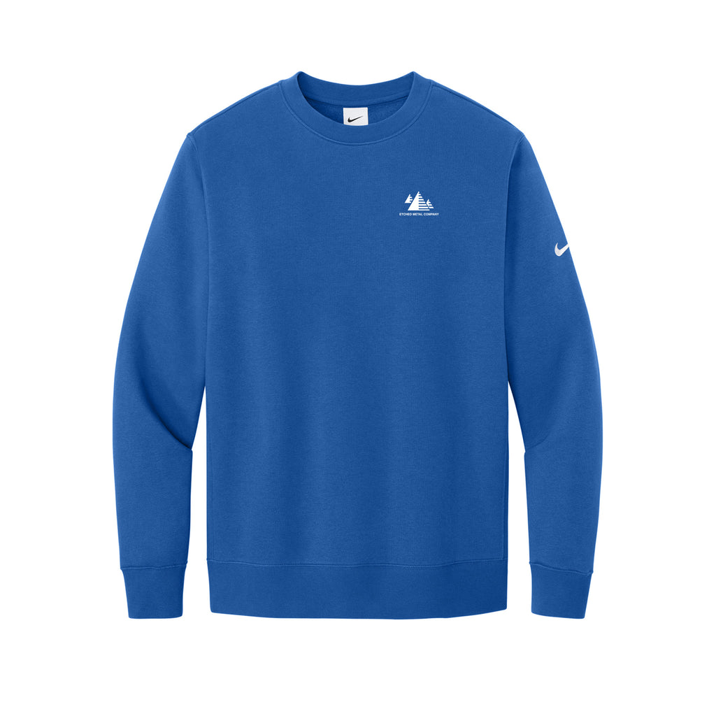 Etched Metal Company - Nike Club Fleece Sleeve Swoosh Crew