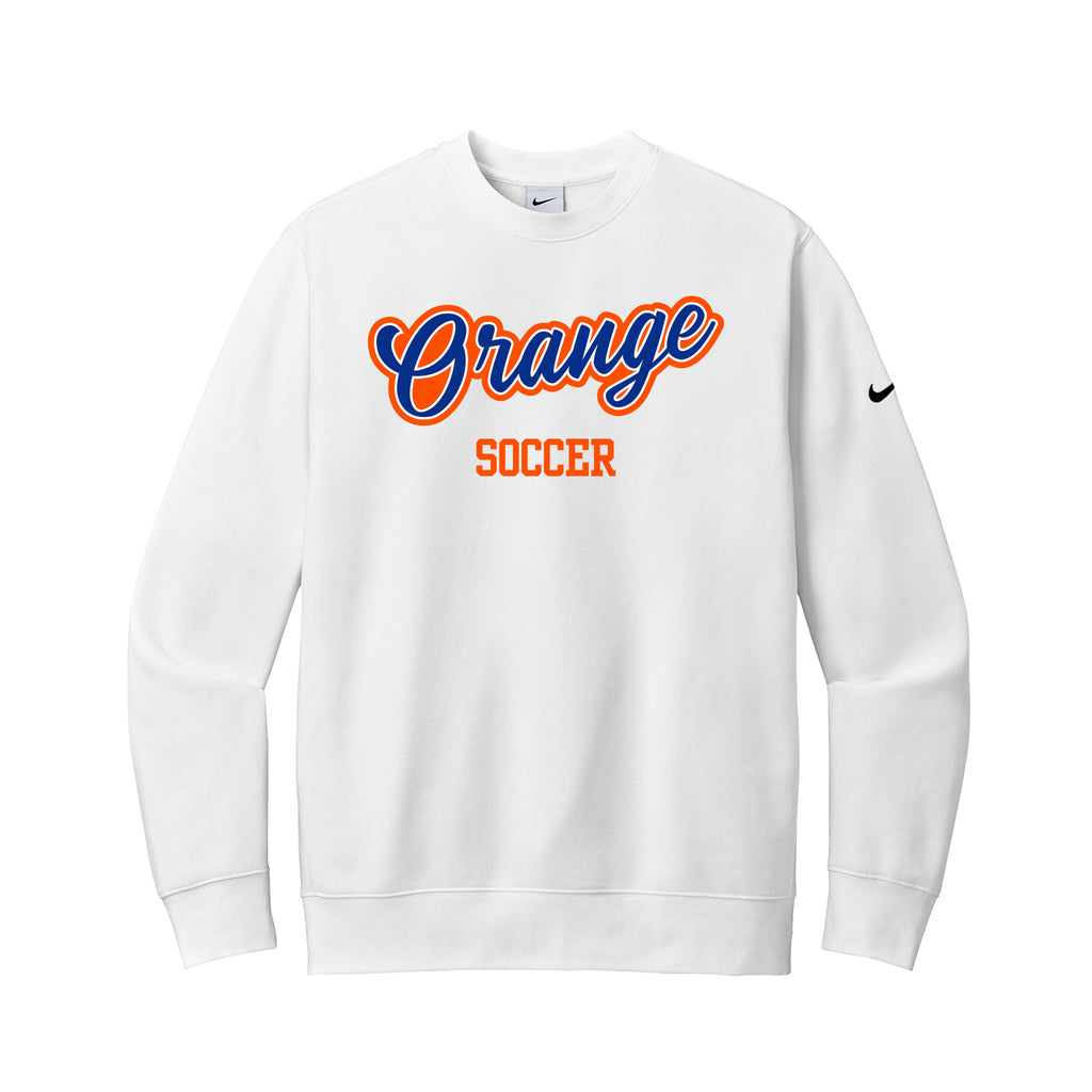 Olentangy Orange Soccer - Nike Club Fleece Sleeve Swoosh Crew
