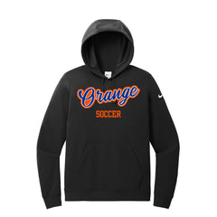 Olentangy Orange Soccer - Nike Women's Club Fleece Sleeve Swoosh Pullover Hoodie