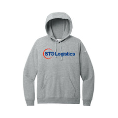 STG Logistics - Nike Ladies Club Fleece Sleeve Swoosh Pullover Hoodie