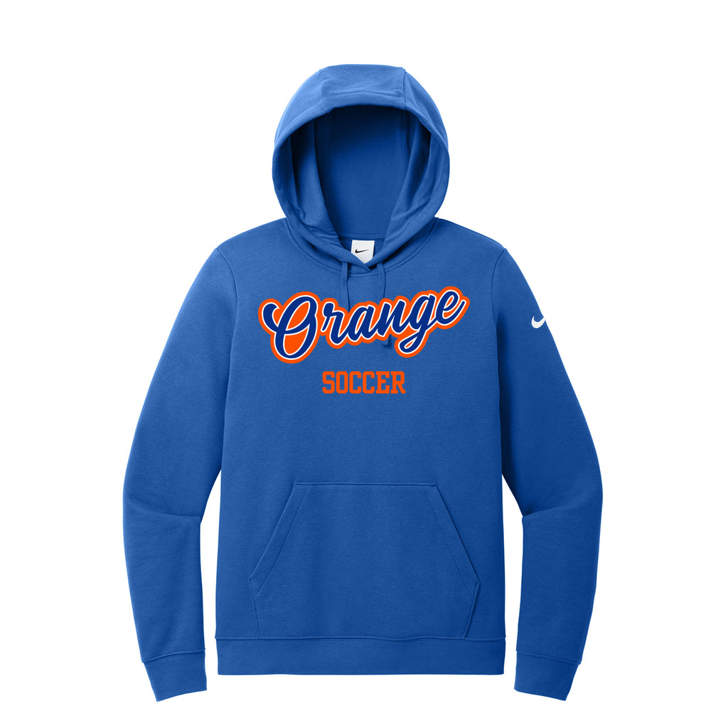 Olentangy Orange Soccer - Nike Women's Club Fleece Sleeve Swoosh Pullover Hoodie