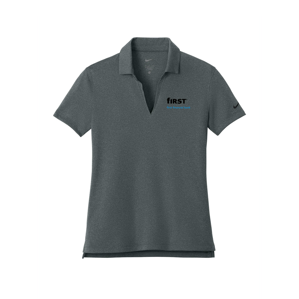First Financial - Nike Women’s Dri-FIT Smooth Heather Polo