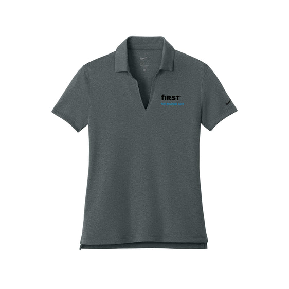 First Financial - Nike Women’s Dri-FIT Smooth Heather Polo