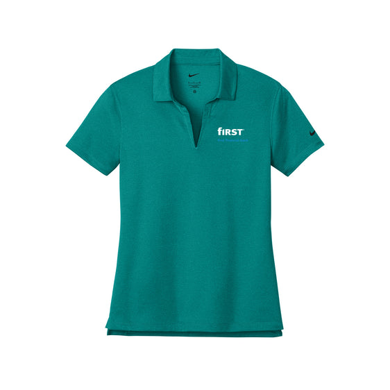 First Financial - Nike Women’s Dri-FIT Smooth Heather Polo