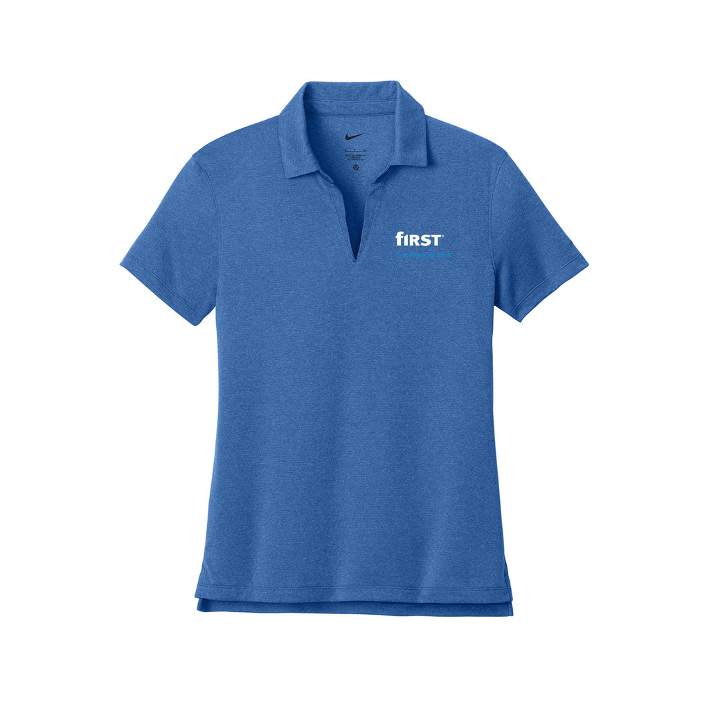 First Financial - Nike Women’s Dri-FIT Smooth Heather Polo