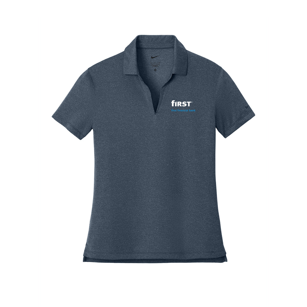 First Financial - Nike Women’s Dri-FIT Smooth Heather Polo