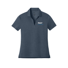 First Financial - Nike Women’s Dri-FIT Smooth Heather Polo