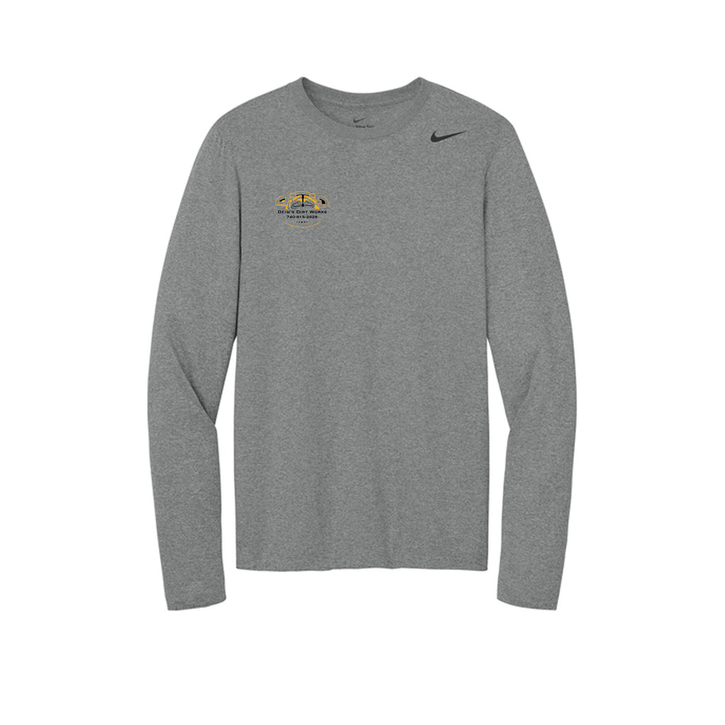 Deim's Dirt Works - Nike Team rLegend Long Sleeve Tee