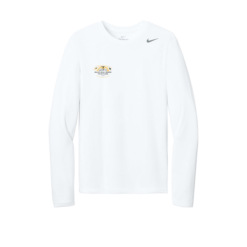 Deim's Dirt Works - Nike Team rLegend Long Sleeve Tee