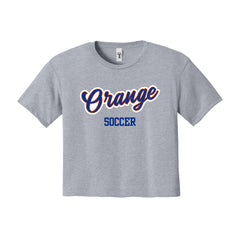 Olentangy Orange Soccer - Next Level Apparel® Women’s Ideal Crop Top