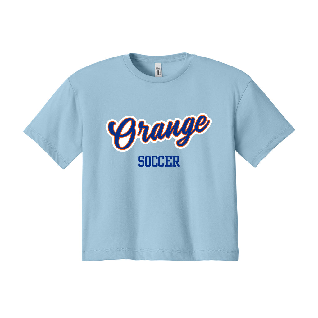 Olentangy Orange Soccer - Next Level Apparel® Women’s Ideal Crop Top