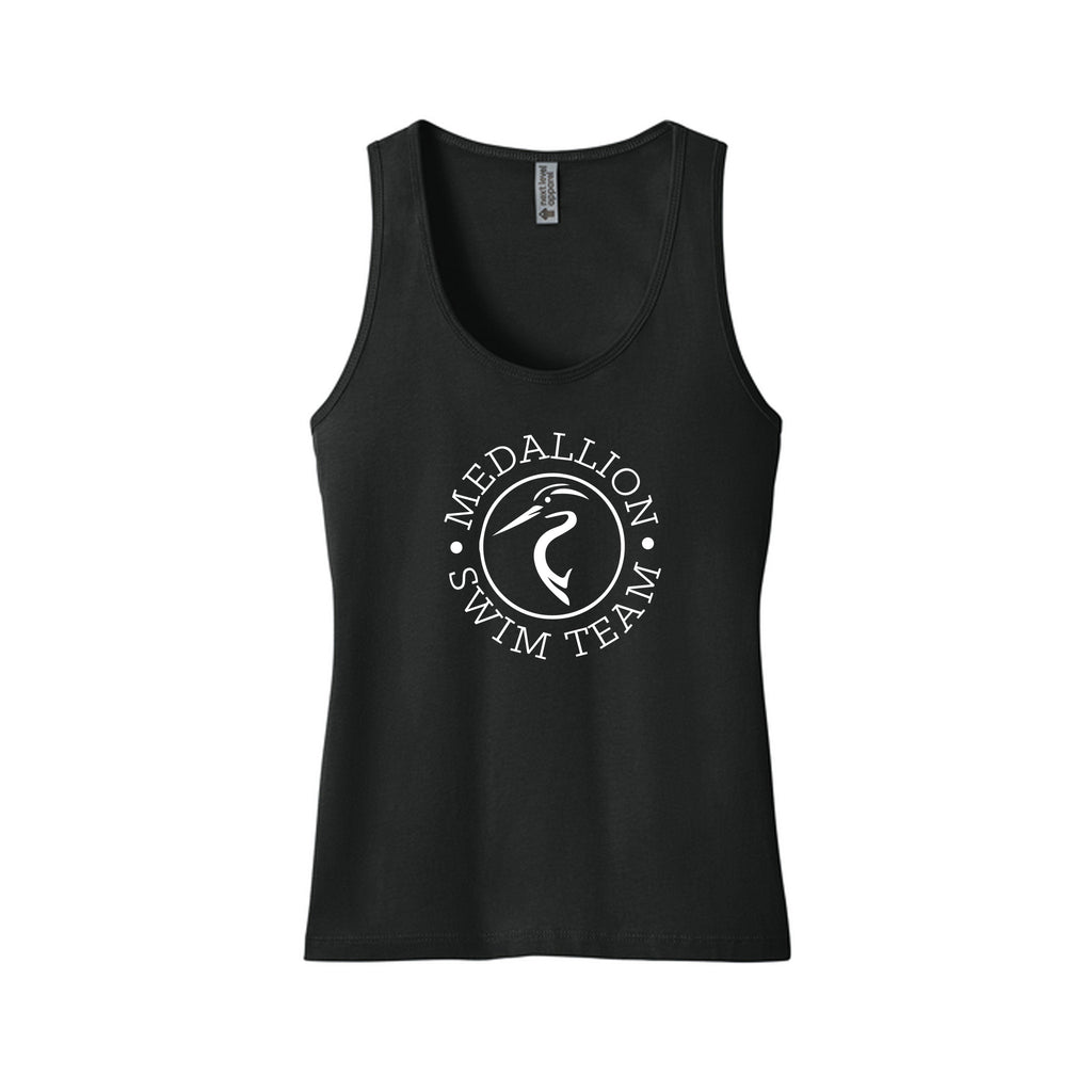 Medallion Swim Team - Next Level Apparel® Women’s Cotton Tank