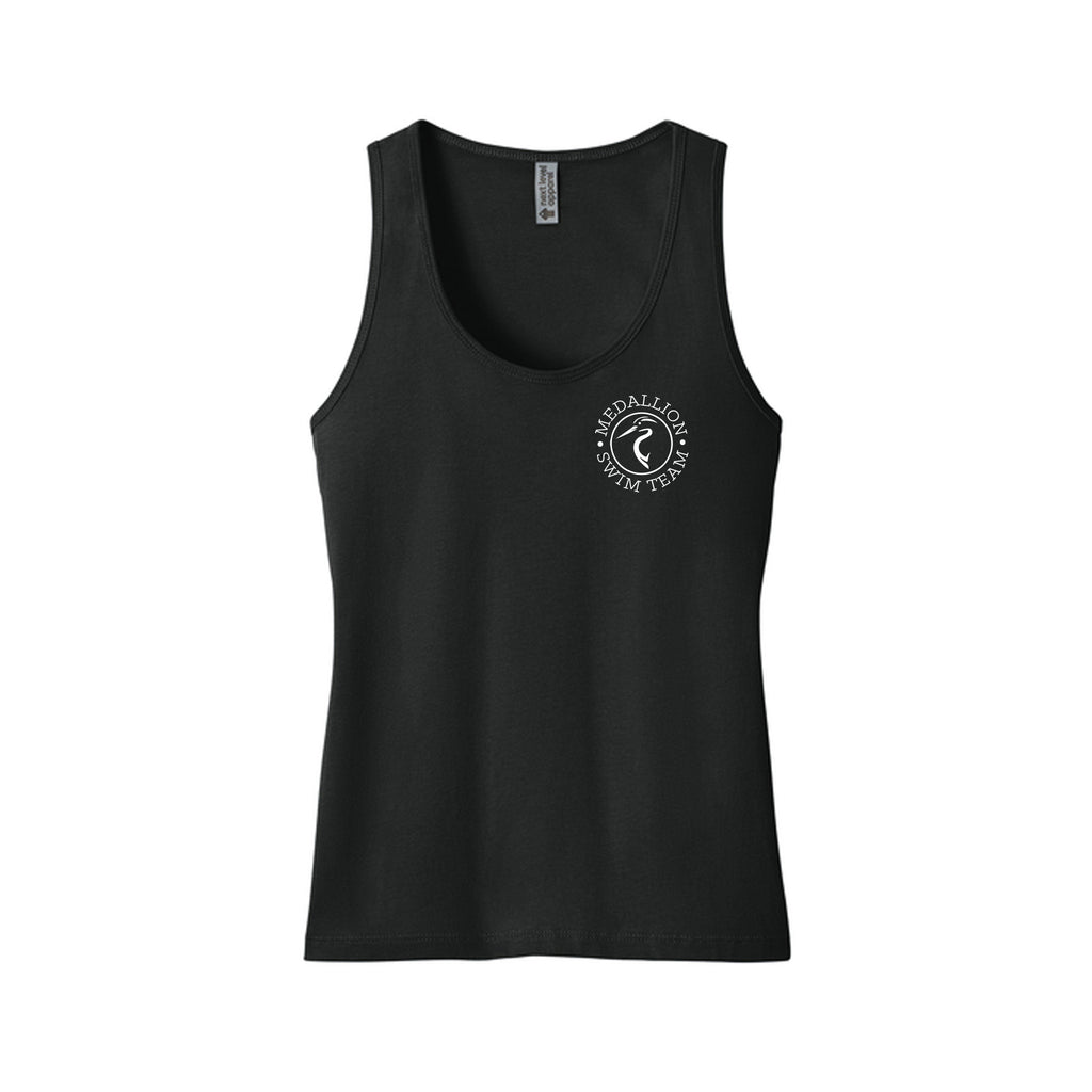 Medallion Swim Team - Next Level Apparel® Women’s Cotton Tank