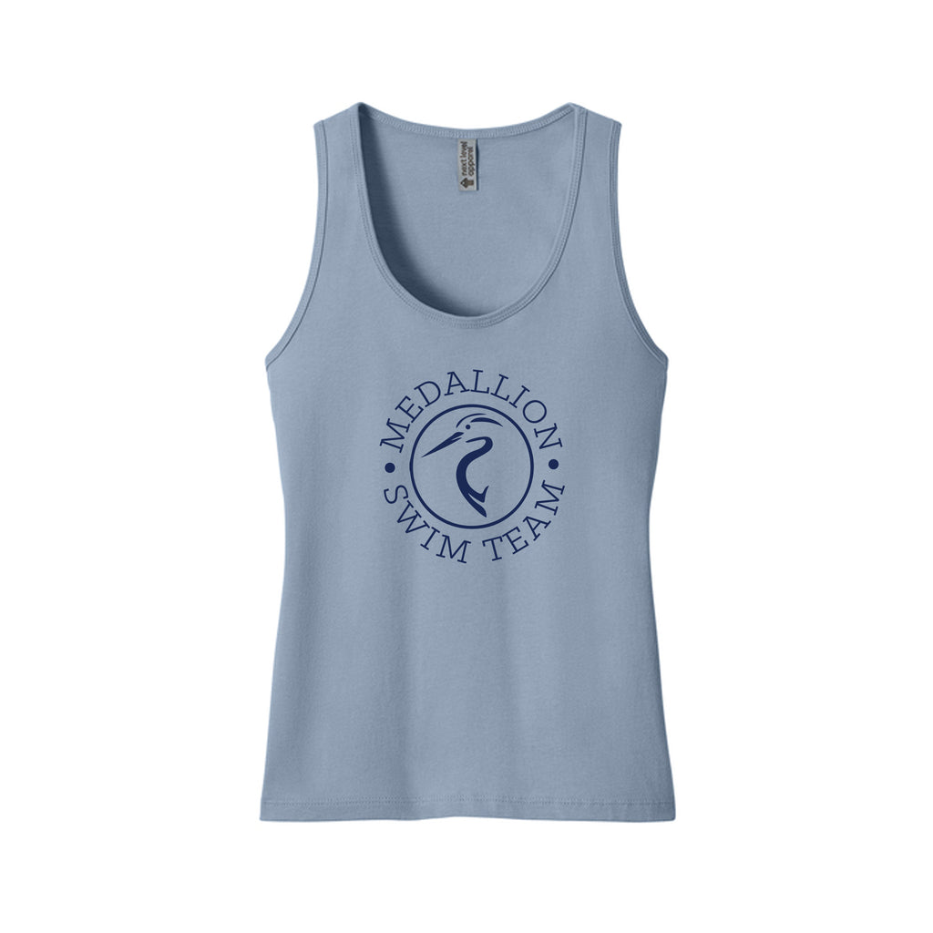 Medallion Swim Team - Next Level Apparel® Women’s Cotton Tank