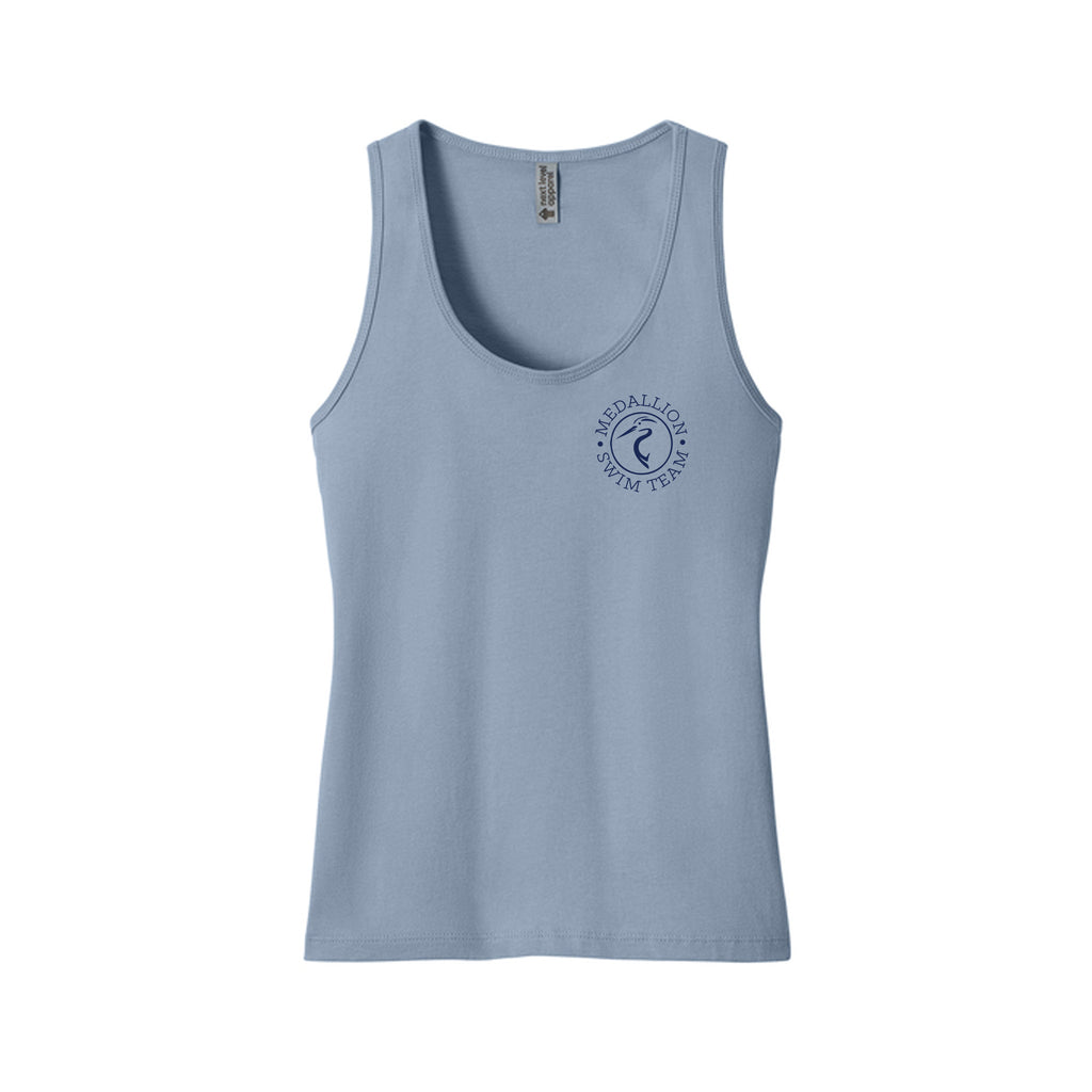 Medallion Swim Team - Next Level Apparel® Women’s Cotton Tank