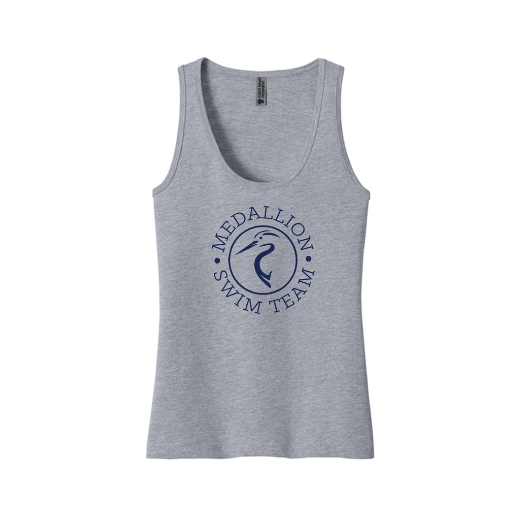 Medallion Swim Team - Next Level Apparel® Women’s Cotton Tank