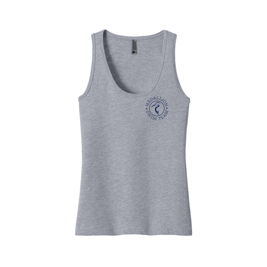 Medallion Swim Team - Next Level Apparel® Women’s Cotton Tank
