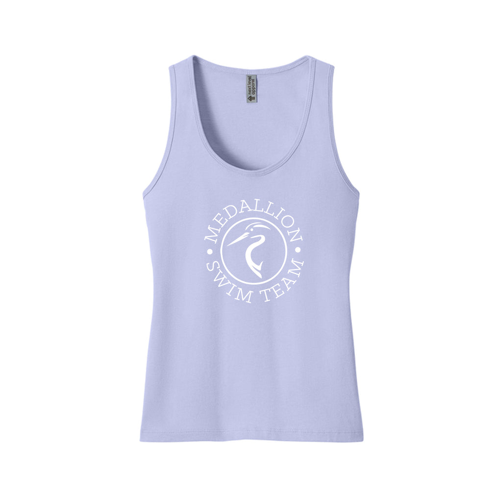 Medallion Swim Team - Next Level Apparel® Women’s Cotton Tank