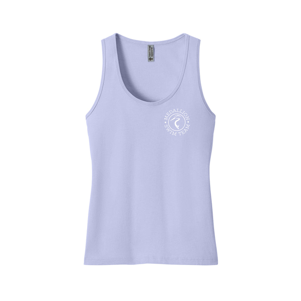 Medallion Swim Team - Next Level Apparel® Women’s Cotton Tank