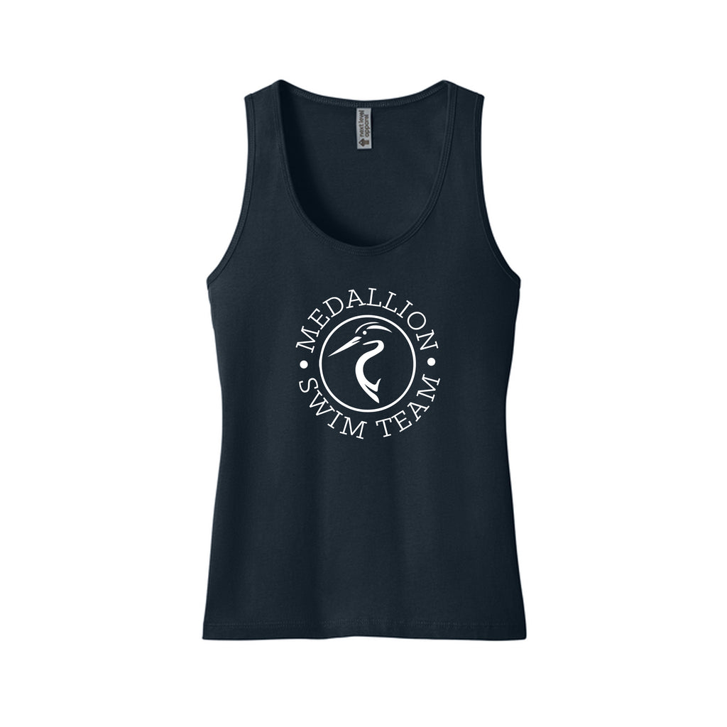 Medallion Swim Team - Next Level Apparel® Women’s Cotton Tank