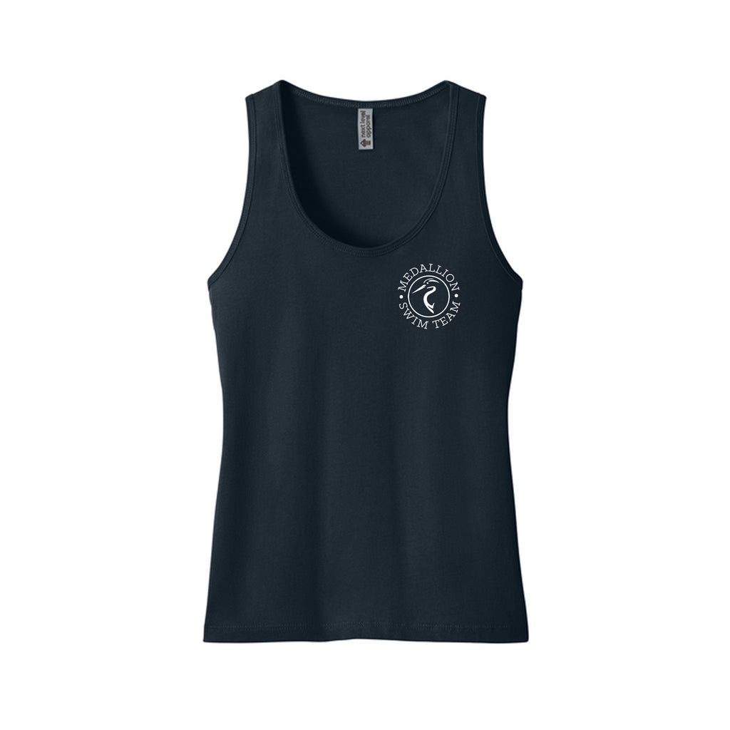 Medallion Swim Team - Next Level Apparel® Women’s Cotton Tank