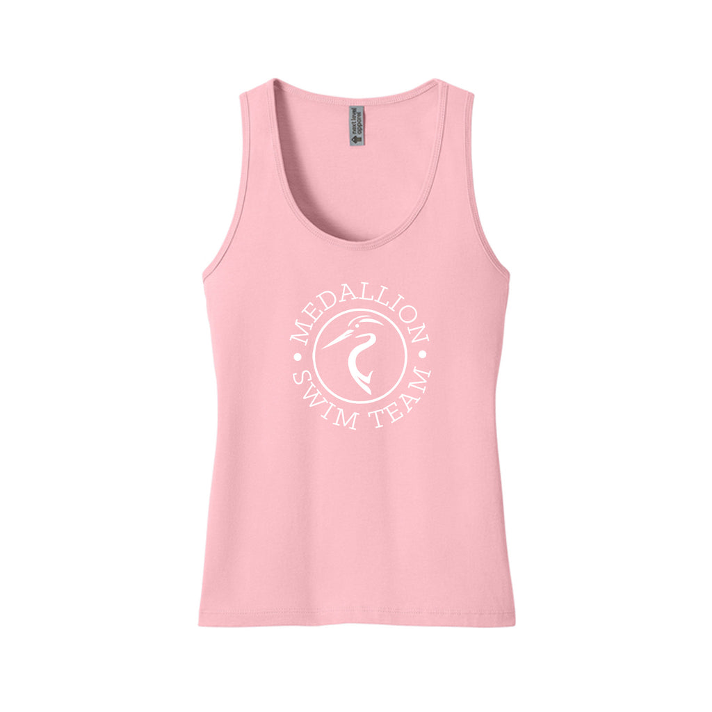 Medallion Swim Team - Next Level Apparel® Women’s Cotton Tank