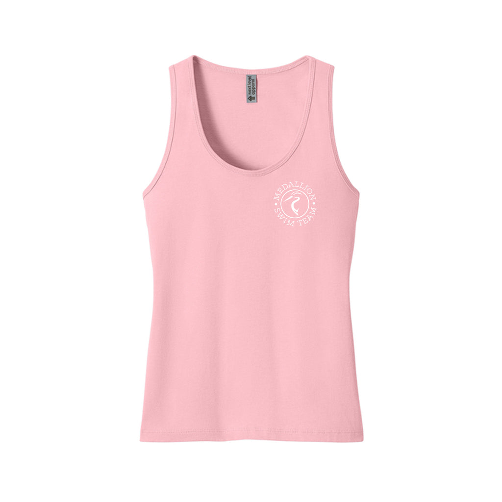 Medallion Swim Team - Next Level Apparel® Women’s Cotton Tank