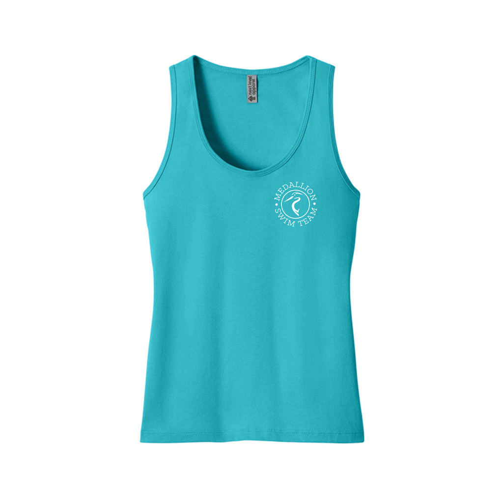 Medallion Swim Team - Next Level Apparel® Women’s Cotton Tank