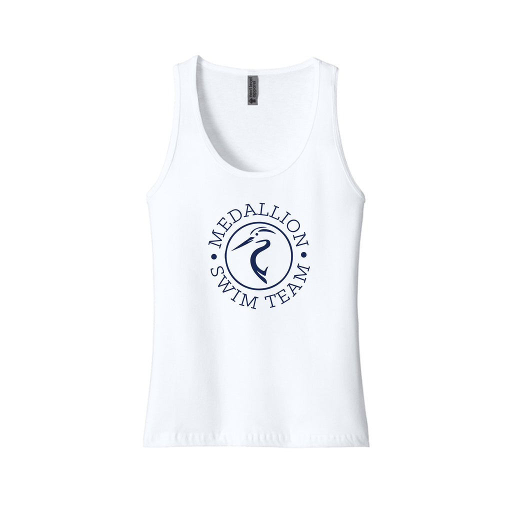 Medallion Swim Team - Next Level Apparel® Women’s Cotton Tank