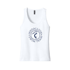 Medallion Swim Team - Next Level Apparel® Women’s Cotton Tank