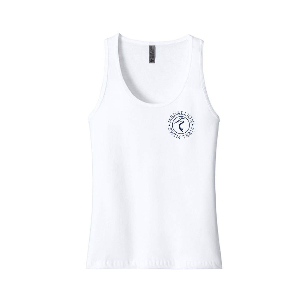Medallion Swim Team - Next Level Apparel® Women’s Cotton Tank