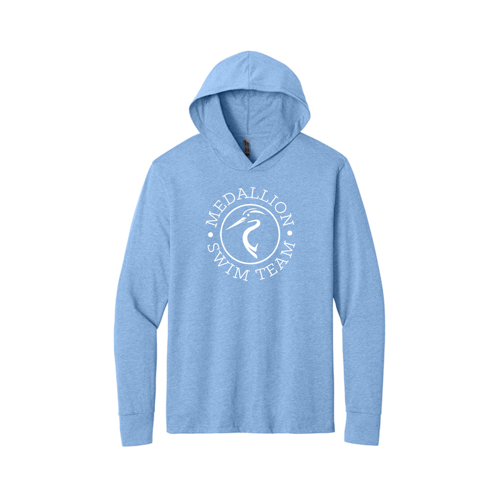 Medallion Swim Team - Next Level Apparel® CVC Long Sleeve Hoodie