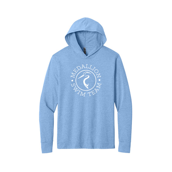 Medallion Swim Team - Next Level Apparel® CVC Long Sleeve Hoodie