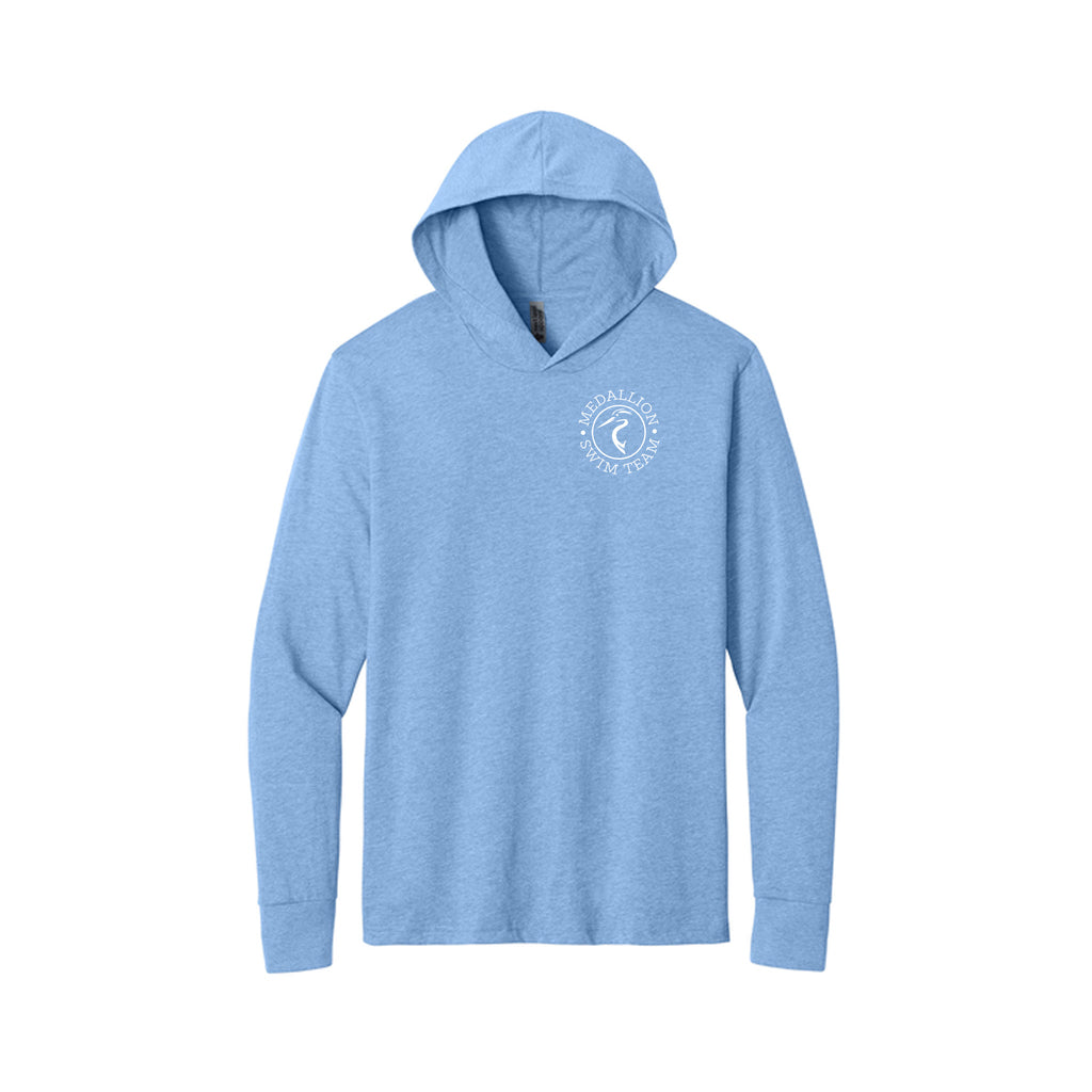 Medallion Swim Team - Next Level Apparel® CVC Long Sleeve Hoodie